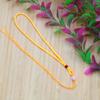 Lanyard de cuerda tejida a mano para juego de texto, lanyard de pieza de mano, lanyard de pieza de juego de cuentas redondas de bodhi de mil ojos, accesorios, cuerda para colgar