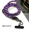 Cuerda redonda de grano denso de 8 mm 10 mm de fábrica para teléfono móvil, poliéster tejido anticaída, cordón DIY, cuerda de muñeca para teléfono móvil al por mayor