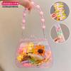 Set Portátil en Caja de Gomas para el Cabello y Pinzas para el Cabello para Niños, Accesorios para el Cabello, Pasadores, Caja de Regalo al por Mayor para Bebés, Nuevo Modelo 2024