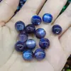 Contas redondas resinadas de 12mm, duas cores, com furo passante, para DIY, contas soltas, acessórios de joalheria, fornecedores ao vivo, fabricantes, atacado