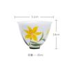 Mi Yan Juego de Té Kung Fu Iris Pintado a Mano Puro Traje Barro de Jade Porcelana Blanca Hogareño Tazón con Tapa Tetera Tetera Soporte Juego de Té Simple