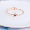 Pulsera de proyección abierta de la tendencia de moda simple japonesa y coreana un ciervo te tiene 100 idiomas Te amo joyería de proyección
