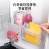 Caja de Almacenamiento para Puerta Lateral de Refrigerador Bolsa Colgante para Especias Caja de Almacenamiento para Bolsas de Salsa Organización de Artículos Pequeños Estante de Almacenamiento de Pared Estante de Almacenamiento