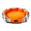 Cama de Cachorro Quente de Inverno, Removível e Lavável para Cães e Gatos Grandes, Médios e Pequenos, Semicerrada, Cama para Dormir de Animal de Estimação para Todas as Estações