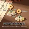 Colección de Vainas de Loto Natural Accesorios para Pulseras DIY Cristal de Jade Ágata Arena Vaina de Loto Pequeñas Gotas Al Por Mayor