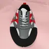 Vampire zapatos de hombre malla semiacabada para vampira costura de cuero transpirable casual zapatillas deportivas superiores zapatos superiores superior superior