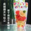 Bolsa Desechable para Bebidas Bolsa para Jugo de Frutas Bolsa Dispensadora Bolsa Transparente Autosellable Bolsa Portátil para Té de Frutas Bebida de Celebridad Té con Leche