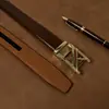 Cinturón para Hombre de Gama Alta con Hebilla Automática Suave Doble Cara Tendencia Estilo Masculino Cinturón para Pantalón Versátil para Negocios Venta al por Mayor de Fábrica