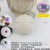 Suministro Listo de Bolas de Pelo de Conejo Rex Imitación de 4-9 cm, Coloridos Accesorios para Joyería DIY, Bolas de Felpa, Colgantes para Equipaje, Accesorios para Ropa