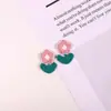 Manual de Roupas Decoração Patch de Roupa Adesivos Nova Folha Versátil Flor Flor Colorida Bordado Computador Adesivos de Tecido