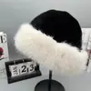Nuevo sombrero de pescador de felpa de invierno 2023 moda femenina todo partido cálido que estiliza la cara pequeño cortavientos a prueba de frío pequeño sombrero tipo cubeta que estiliza la cara