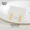 Brincos de prata esterlina 925 estilo coreano doce coração a coração feminino elegante simples all-match brincos de borla de amor dourado