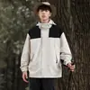 Chaqueta cortavientos con capucha funcional para exteriores, estilo japonés de trabajo, holgada, para primavera y otoño 2026, para hombre y mujer, abrigo de moda para parejas