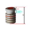 1.8/2/3/4-20 protección de cable red de alimentación hebilla de cola de cola de camarón para juguetes USB mantenimiento DIY de pequeños electrodomésticos