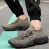 Zapatos Casuales de Nuevo Estilo con Parte Superior Tejida Fly Zapatos Casuales para Hombre para Primavera y Verano Zapatos Lazy Zapatos Deportivos de Suela Gruesa