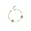 Pulsera con Colgante Geométrico de Corazón Irregular de Nuevo Estilo, Oro de 18 Quilates, No se Desvanece, Moderna, Versátil, Joyería de Alta Gama
