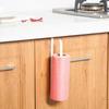Cozinha Punch-free Roll Paper Holder Tissue Holder Armário Papel Guardanapo Papel Prateleira Cabide Preservação Film Storage Rack