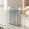 Cubo de basura para uso doméstico, alto valor estético, nuevo estilo de lujo, papelera de moda para cocina y baño, almacenamiento interior simple