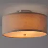 Luminária de Quarto Estilo Americano, Luminária de Teto LED Moderna Minimalista, Ins Nórdico Estudo Corredor Novo Estilo Chinês Luminária de Teto de Linho
