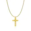 Accesorios de Collar con Colgante de Cruz de Acero de Titanio y Circonita Europeos y Americanos para Mujer, Lujo Ligero, Acero Inoxidable de Alta Gama, Cadena para Clavícula que No se Desvanece