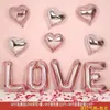 Pacote Balão de Amor Proposta Vestido de Casamento Romântico Confissão Festa de Aniversário Layout de Cena de Quarto de Casamento