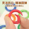 Tao Hebilla de Resorte Metálica Hebilla de Anillo Collar Pulsera Llavero Colorido Accesorios Hechos a Mano DIY Anillo Abierto Material