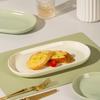 Underglaze Creme Estilo Bege Doméstico Cerâmica Louça Placa Chopsticks Tigela de Macarrão Tigela DIY Combinação Pratos de Arroz