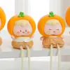 Muñeco colgante de fruta naranja nueva serie pastoral adorno para escritorio del hogar, decoración creativa para dormitorio y entrada