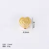 Accesorios Yiwu Venta Caliente Transfronteriza Aleación Accesorios para Joyería DIY Colgante Dorado Brillante Collar Pulsera Colgante Corazón Estrella