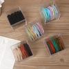 50 piezas nuevo sencillo serie marrón hilo básico cuerda para el cabello alta elástica color goma elástica banda para el cabello cuerda para el cabello accesorios para el cabello para mujeres