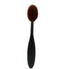 Brocha de Maquillaje con Anillo Pre-tratamiento para Uñas Cepillo para Polvo de Borde Trasero Botón de Dedo Cepillo Fino Suave Barrido de Uñas Gris Belleza