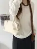 Bolso Boston Plegado de Color Sólido Transfronterizo para Viajes Diarios, Nuevo Estilo Coreano para Mujer, Bolso de Hombro Versátil, Simple y Casual