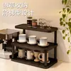 Estante de almacenamiento para tazas, soporte de escritorio multicapa para tazas de café y tazas de té, organizador de juego de té para aparador