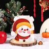 Caixa de Doces de Natal Nova Caixa Criativa para Muffin Quadrada Portátil Dobrável Caixa de Presente Caixa de Presente para Cupcake de Natal