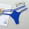 Bikini Transparente de Venta Caliente Transfronteriza con Tirante Delgado Triángulo Hueco de Cintura Baja Ropa Interior Femenina Tanga Sexy Fabricante Mayorista
