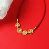 Pulsera de Hilo Rojo de Año Nuevo 2022 Paz y Alegría para Mujer, Pulsera Única del Año del Zodiaco Estilo Chino, Versátil y a la Moda
