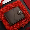 Nova Carteira Masculina Transfronteiriça 2025 Estilo Curto Patchwork Porta-Cartões de Armazenamento Negócios Comércio Exterior Fabricante Carteira Atacado à Pronta Entrega