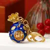 Chaveiro Criativo de Metal Trevo de Quatro Folhas para Carro Pingente de Bolsa Feminina Argola de Chaveiro Exportação Aliexpress Pequenos Presentes Atacado