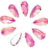 Nuevo Cristal de Vidrio con Forma de Gota Diamantes de Garra Cosidos a Mano Diamantes de Garra con Forma Especial Diamantes de Garra Forma de Semilla de Melón Accesorios para Zapatos DIY Accesorios para Vestido de Novia Vestido de Noche