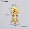 Novo Estilo Chinês Puxador de Porta de Guarda-Roupa Gaveta Furo Único Armário Puxador de Armário Ferragens Atacado Retro Latão Puxador de Porta de Armário