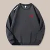 Sudadera para Hombre Primavera y Otoño Cuello Redondo Jersey Manga Larga Camiseta Base para Hombre Suelta Casual Versátil Tops Ropa para Hombre