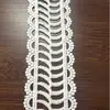 Borda de renda preto e branco com 4,2 cm de largura, renda requintada de fio fino, acessório para vestuário, decoração de bainha de saia