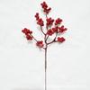 E-commerce Transfronteiriço Fruta da Fortuna Fruta Vermelha Artificial Fruta Azevinho Norte-Americano Fruta Vermelha Enfeites de Decoração para Casa Flores de Véspera de Ano Novo