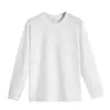Camiseta de Manga Longa para Homem, Algodão Puro de Gramatura Pesada 300g, Estilo Americano Grosso, Tamanho Grande, Novo Estilo 2023, Camiseta Básica Camada Interna, Roupa Masculina para Primavera