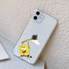 Funda para teléfono móvil iPhone 11 con diseño de gato y ratón para mujer, funda protectora de silicona con dibujos animados de 12 pulgadas para Apple 14, funda 13 linda
