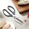 Tesoura Multifuncional de Aço Inoxidável, Modelo Novo, de Alta Resistência para Cortar Ossos de Frango e Ossos Duros, Tesoura de Cozinha para Alimentos