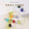Ágata Colgante Pequeño Gota Jade Accesorios DIY Pulsera Pulsera Ágata Colgante Pequeño Gota