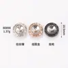 Botones Metálicos para Camisas, Botones de Punto para Suéteres, Botones, Accesorios Dorados para Ropa