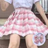 Uniforme jk falda otoño básico conjunto completo de falda a cuadros camisa manga corta corbata de lazo conjunto completo de estilo universitario japonés