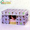Suministrado Directamente por el Fabricante, Caja de Almacenamiento de Ropa Interior de Tela Oxford, Caja Plegable de PVC para Almacenamiento de Ropa con Ventana, Caja Organizadora Transparente